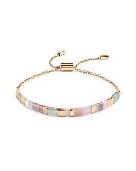 Radley 18ct Rose Gold  Semi Precious Stone Friendship Bracelet