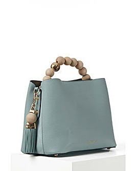 Luella Grey Demi Blue Crossbody Tote