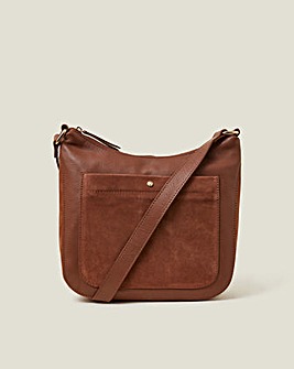 Accessorize Leather Messenger