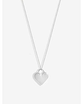 Simply Silver Sterling Silver 925 Polished Heart Pendant