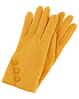 Accessorize WOOL GLOVE WITH BUTTONS