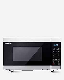 Sharp 25L Grill Electronic Control Silver Microwave