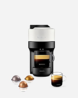 Nespresso by Krups XN920140 Vertuo Pop White Capsule Coffee Machine
