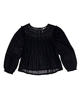 Superdry Ellison Lace Long Sleeve Top