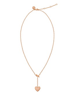Radley Ladies 18ct Rose Gold Plated Heart Necklace