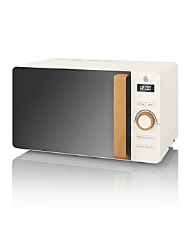 Swan SM22036LWHTN 20Litre Nordic Style Digital Microwave - White