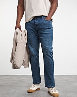 Jack & Jones Slim Tapered Fit Glenn Jeans in Mid Wash