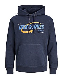 Jack & Jones Black Hooded Sweatshirt