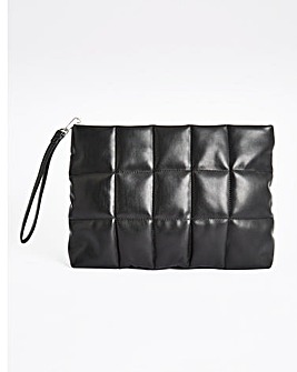 Oversized Padded Clutch Bag