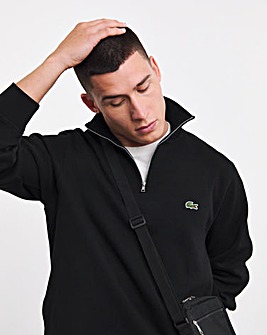 Lacoste Black Half Zip Sweat