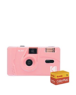 Kodak M35 Reusable Camera Bundle with 36 Exposure Film Pack - Candy Pink