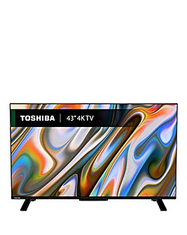 Toshiba 43UV2F53DBU 43in Smart TV 4K UHD HDR LCD Freely TV with Amazon Alexa