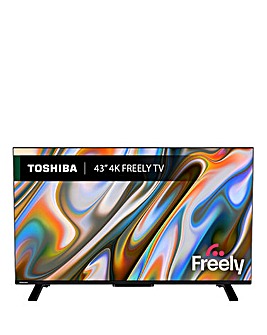 Toshiba 43UV2F53DBU 43in Smart TV 4K UHD HDR LCD Freely TV with Amazon Alexa