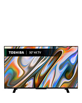 Toshiba 50UV2F53DBU 50in Smart TV 4K UHD HDR LCD Freely TV with Amazon Alexa