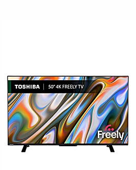 Toshiba 50UV2F53DBU 50in Smart TV 4K UHD HDR LCD Freely TV with Amazon Alexa