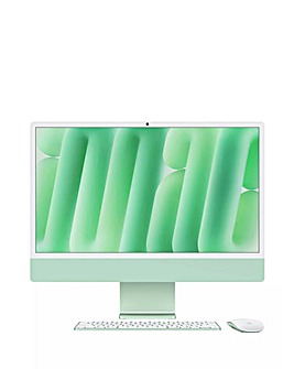 Apple iMac (M4, 2024) 24in Retina 4.5K, 8-core CPU, 8-core GPU, 256GB - Green