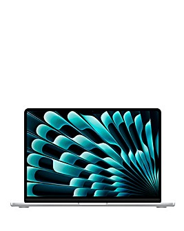 Apple MacBook Air (M3, 2024) 15in 8-Core CPU 10-Core GPU 24GB 512GB - Silver