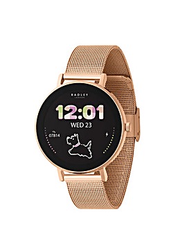 Radley Series 28 AMOLED Mesh Strap Watch - Rose Gold