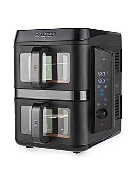 Salter EK6534 Verticook View Dual Basket Air Fryer with Viewing Windows