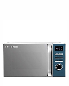 Russell Hobbs Distinctions 20 Litre Ocean Blue Stainless Steel Digital Microwave