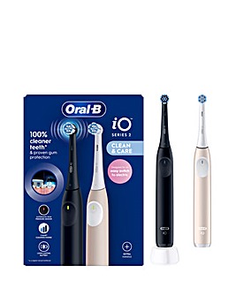 Oral-B iO2 Series Night Black / Calm Pink + Extra Handle