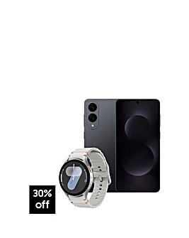 Samsung Galaxy S25 Edge 512GB Black & Samsung Galaxy Watch7 44mm Silver Bundle