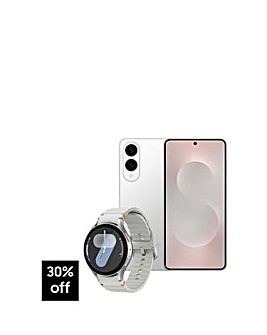 Samsung Galaxy S25 Edge 512GB Silver & Samsung Galaxy Watch7 44mm Silver Bundle
