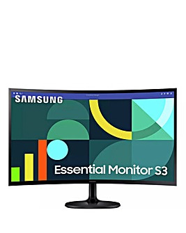 Samsung 27in Odyssey G3 FHD 100Hz 4ms LCD Curved Monitor - Black
