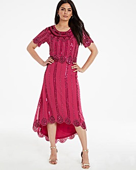 joanna hope beaded layer dress
