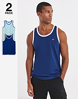 Voi 2 Pack Contrast Vests Long