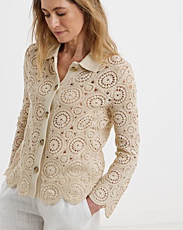 Crochet Knitted Overshirt