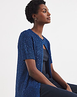 Sequin Knitted Cardigan