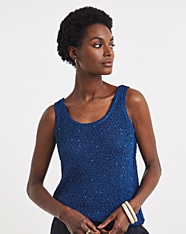 Sequin Knitted Tank
