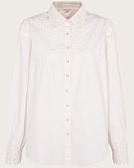 Monsoon Beth Lace Detail Shirt