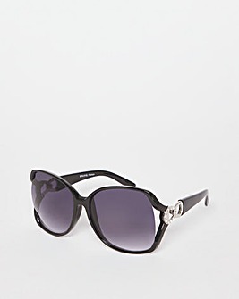 UV Protection Lexie Black Sunglasses