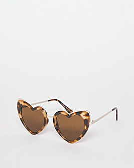 UV Protection Amore Heart Sunglasses