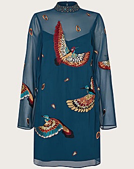 Monsoon Baylie Embellished Tunic Dress