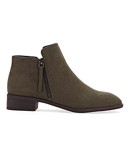 Daffodil Classic Zip Ankle Boot Wide Fit