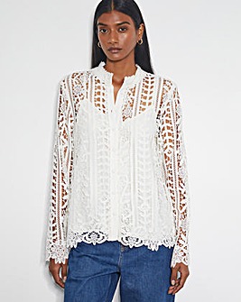 Monsoon Lottie Lace Shirt