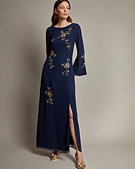 Monsoon Sarah Sequin Maxi Dress