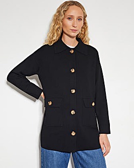 Monsoon Nina Knit Utility Jacket