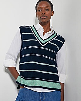 Monsoon Shauna Stripe Sweater Vest