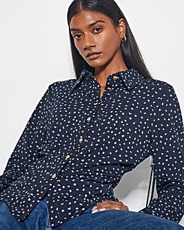 Monsoon Novie Spot Print Jersey Shirt