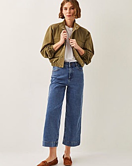 Monsoon Hallie Regular Crop Wide Leg Jeans