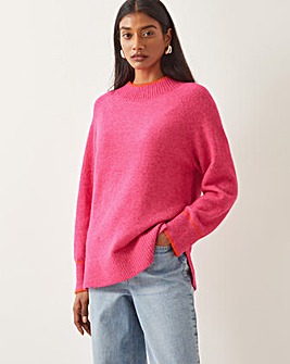 Monsoon Oti Oversized Mock Neck Jumper