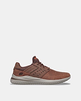 Skechers Delson 3.0 Ezra Leather Wide Fit