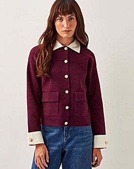 Monsoon Nyla Knit Shirt Cardigan