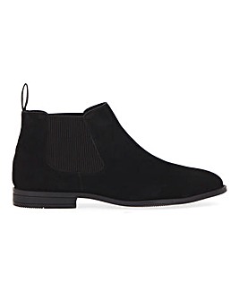 Everett Faux Suede Chelsea Boot Wide Fit