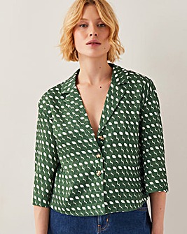 Monsoon Maren Geometric Print Shirt