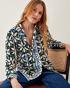 Monsoon Nikita Floral Jersey Shirt